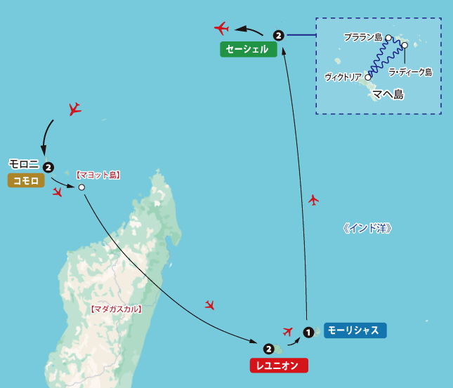 インド洋４カ国地図sp
