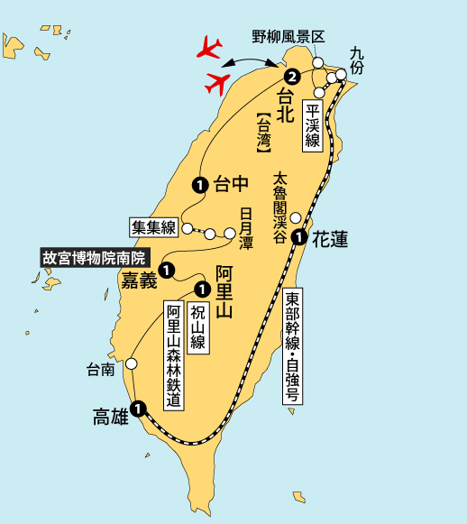 台湾地図