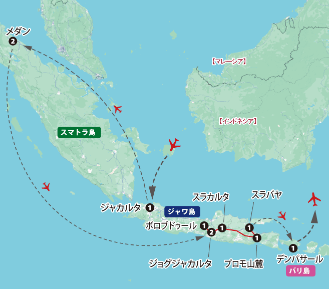 知られざる北ベトナムを再発見する旅10日間地図
