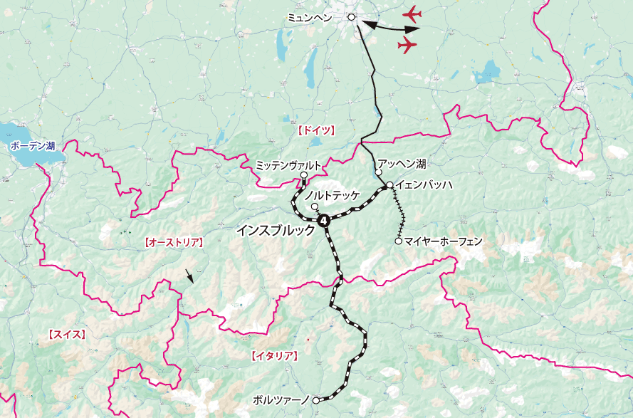 スイス満喫地図pc