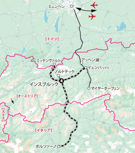 スイス満喫地図sp