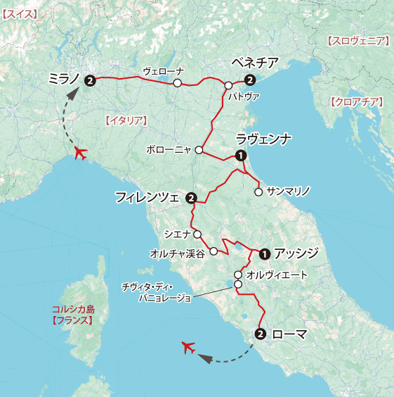 イタリア地図sp