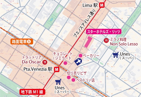 ホテル周辺地図