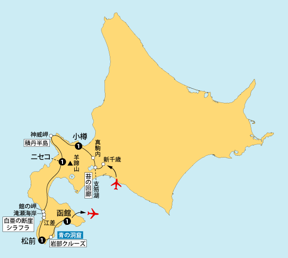 道南北海道地図pc
