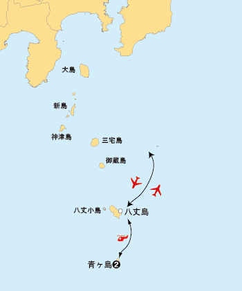 青ヶ島全体地図