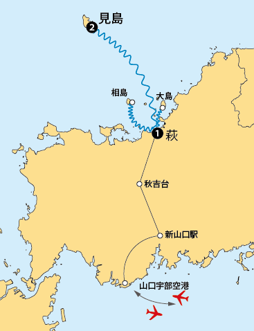 萩諸島地図