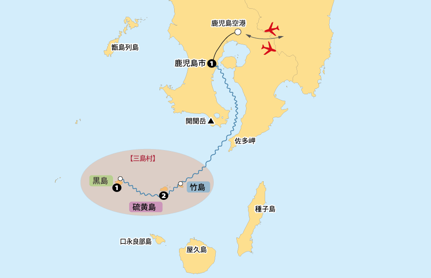 三島３島巡り地図pc