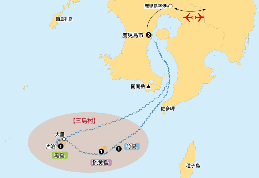 三島３島巡り地図pc
