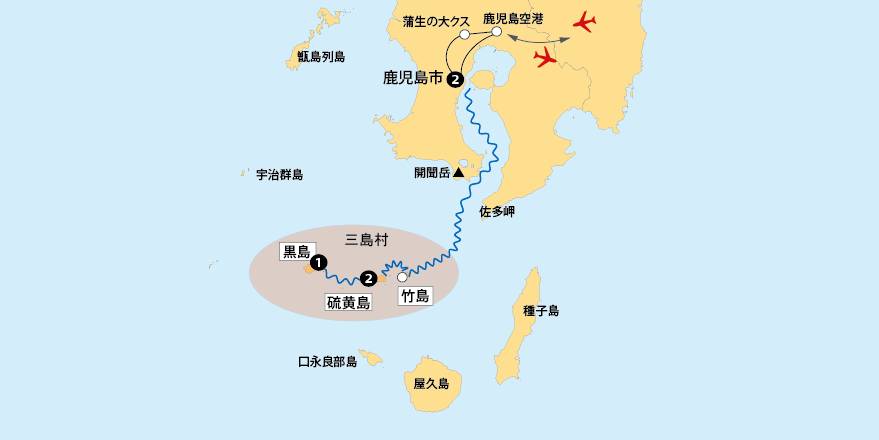 三島３島巡り地図pc