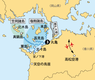 塩飽諸島地図sp