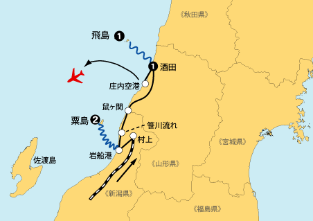 飛島粟島地図