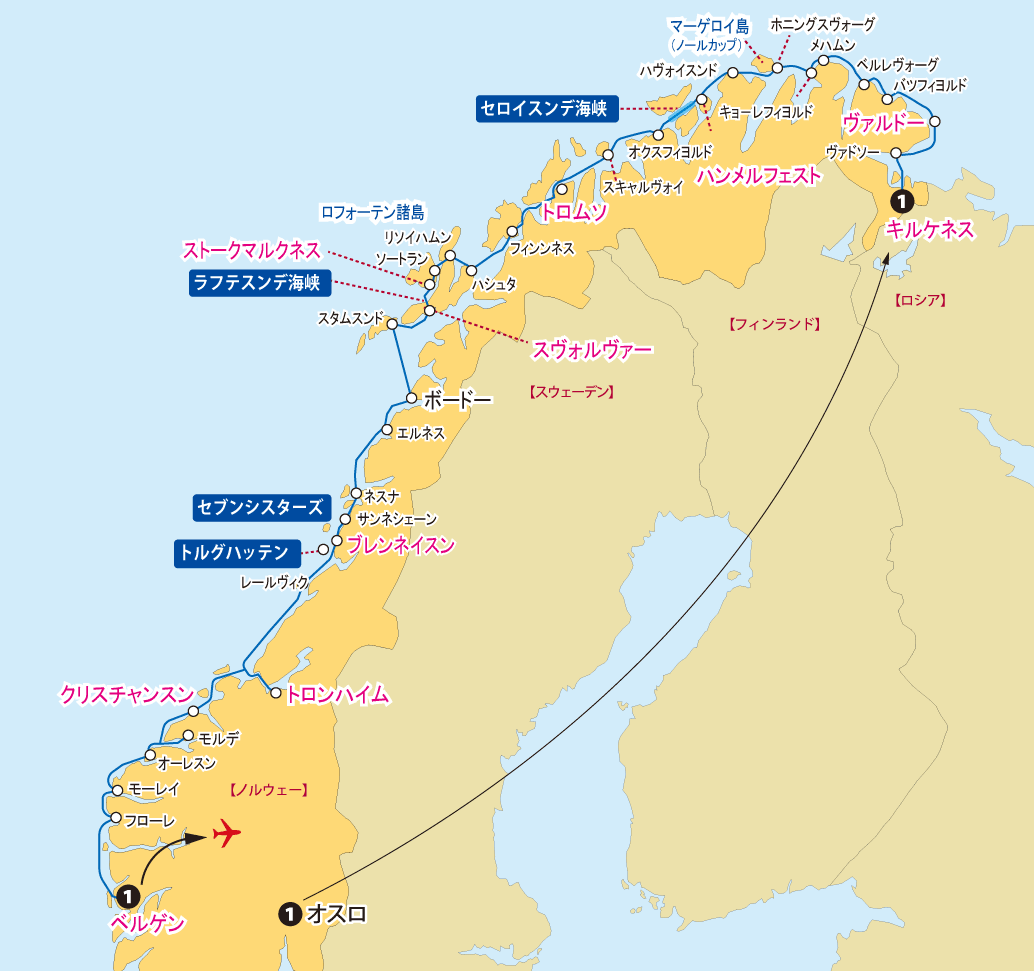 ハヴィラ・ヴォヤージュクルーズ地図