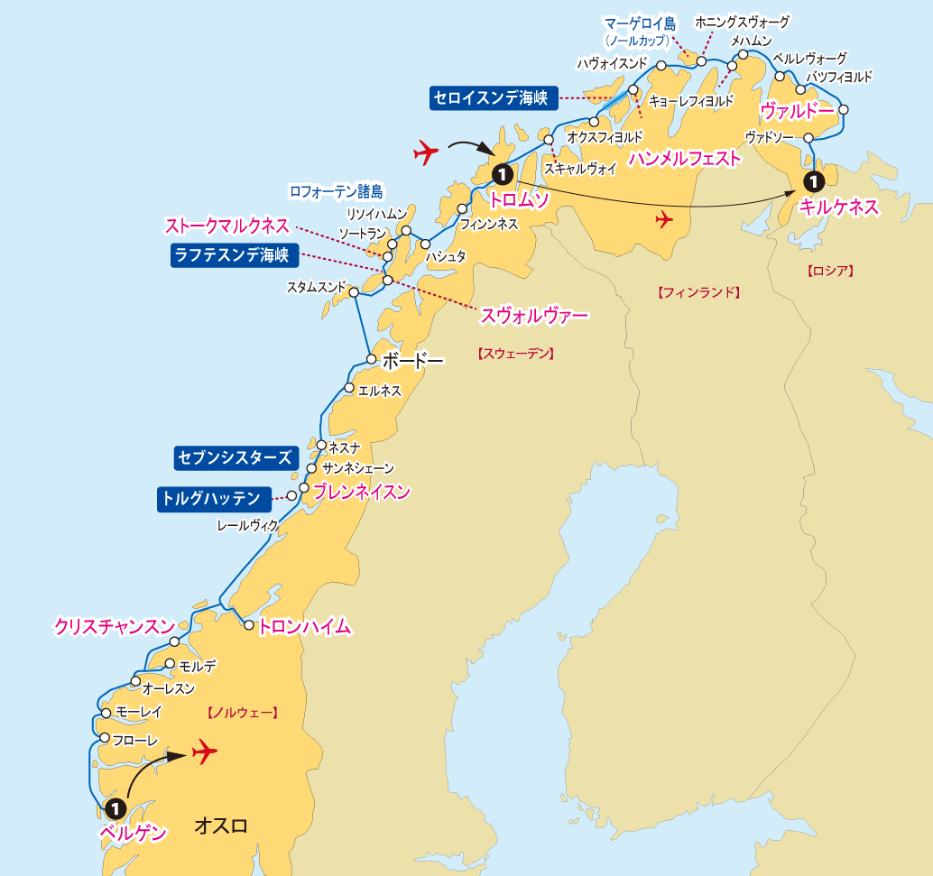 ハヴィラ・ヴォヤージュクルーズ地図