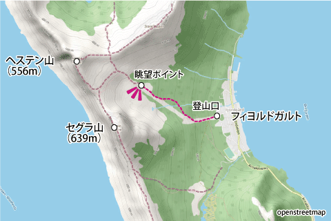 ハイキングルート