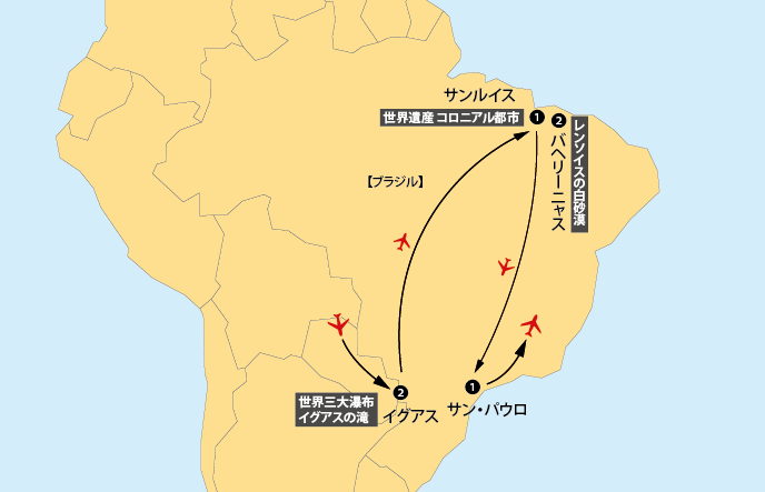 イグアスレンソイス地図