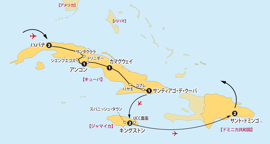 キューババラデロ９日間地図pc