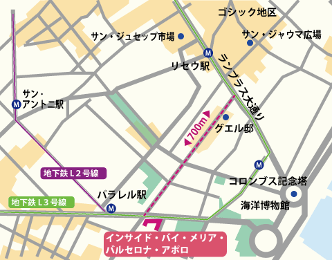 ホテル周辺地図