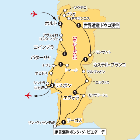 ポルトガル14地図sp