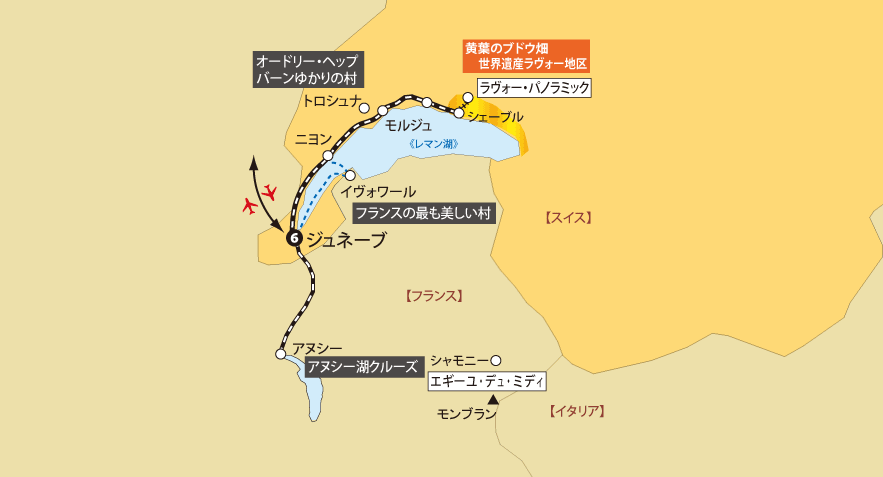 トリエステ滞在地図