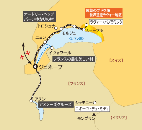 トリエステ滞在地図