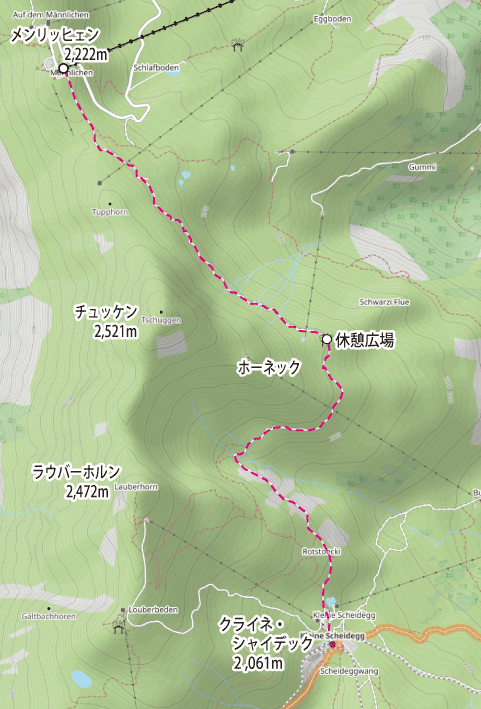 メンリッヒェンハイキング