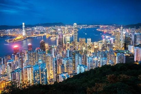 ビクトリア・ピークからの夜景