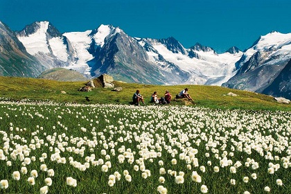 奥チロル・エッツ谷の最奥オーバーグルグル