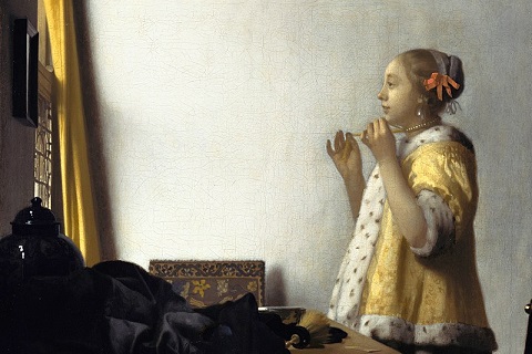 フェルメール作「真珠の首飾りの女」